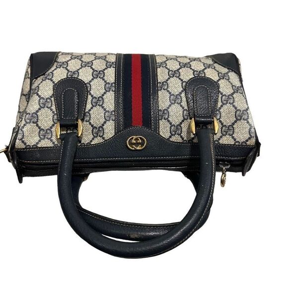 Gucci Ophidia small blue GG Boston bag - Picture 9 of 16